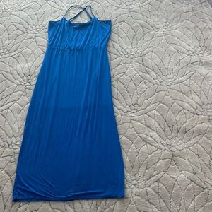 White House Black Market Royal Blue Maxi Dress